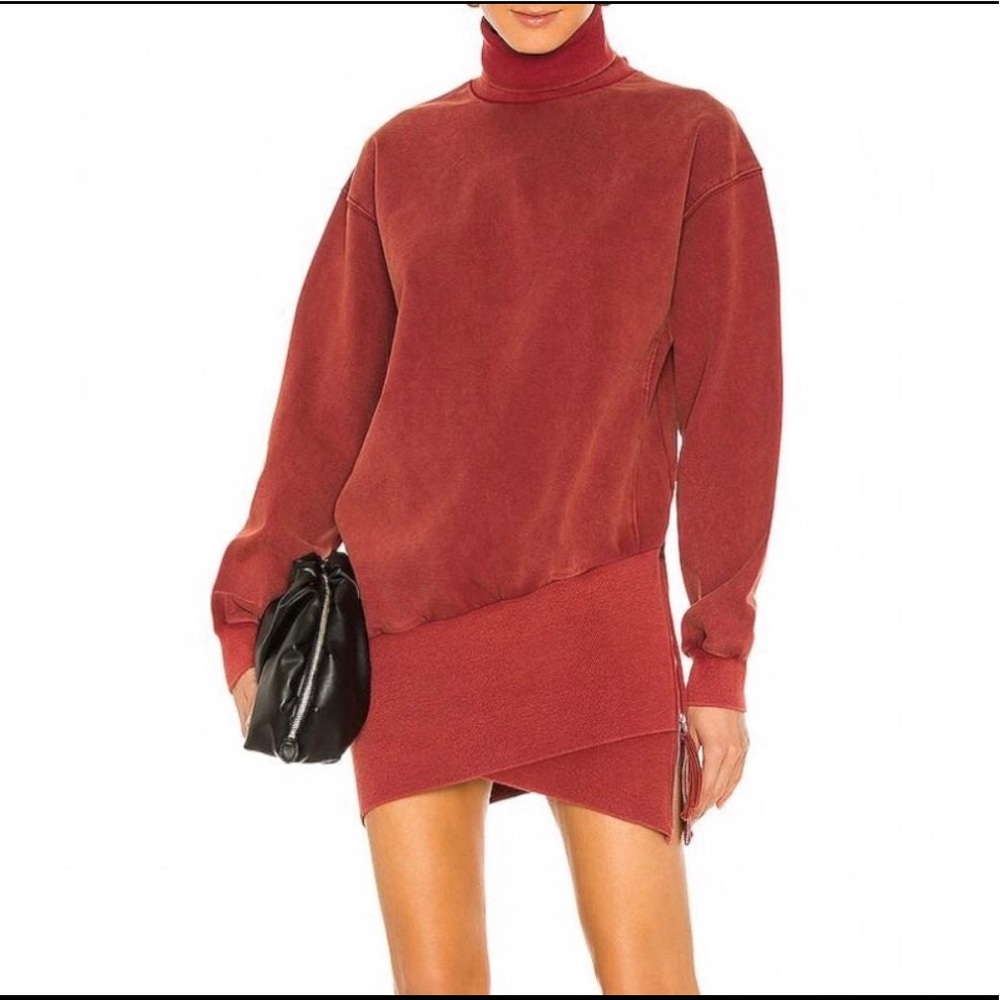 Young Fabulous and Broke Turtleneck Asymmetrical Tunic Dress